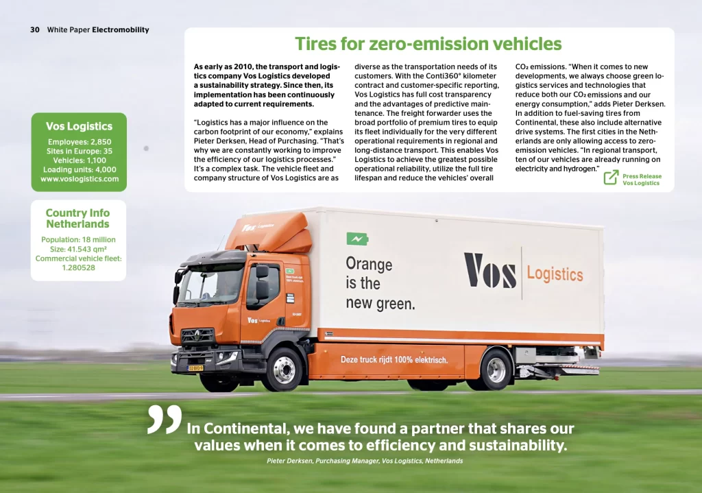 Sustainable Logistics Vos Logistics